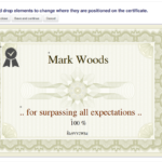 custom certificate