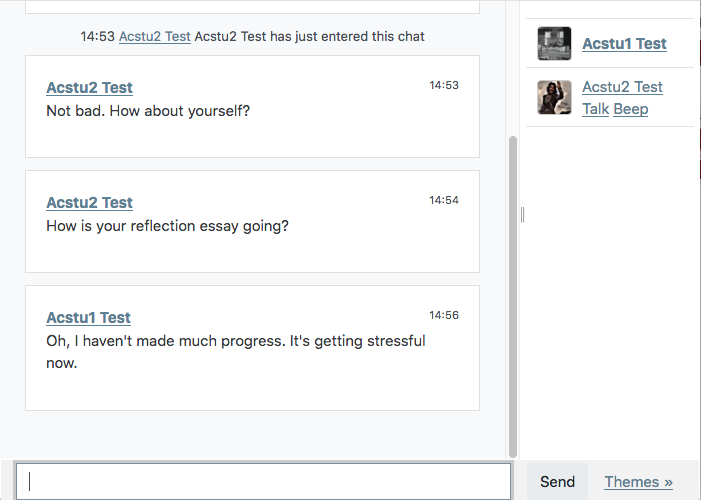 Chat Moodle